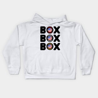 Box box box -UNITED STATES GRAND PRIX Kids Hoodie